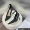 Dior Heel 8cm Jolie Dior Pumps in Black Patent Calfskin 2024