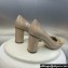 Dior Heel 8.5cm C'est Pumps in Patent Calfskin Beige 2024