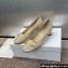 Dior Heel 3.5cm C'est Pumps in Patent Calfskin Beige 2024