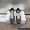 Dior Heel 5.5cm LA CIGALE Sandals in Suede Black with Studs and Crystal Ball 2024