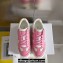 Dior Calfskin and Suede Star Platform Sneakers Pink Top Quality 2024