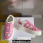 Dior Calfskin and Suede Star Platform Sneakers Pink Top Quality 2024