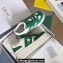 Dior Calfskin and Suede Star Platform Sneakers Green Top Quality 2024