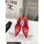 Dolce & Gabbana Heel 10cm Satin mules Red with gemstone embroidery 2024