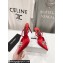 Dolce & Gabbana Heel 10cm Satin mules Red with gemstone embroidery 2024