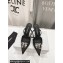 Dolce & Gabbana Heel 10cm Satin mules Black with gemstone embroidery 2024