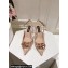 Dolce & Gabbana Heel 6.5cm Rainbow lace slingbacks in lurex lace Nude 2024