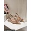 Dolce & Gabbana Heel 6.5cm Rainbow lace slingbacks in lurex lace Nude 2024