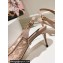 Dolce & Gabbana Heel 6.5cm Rainbow lace slingbacks in lurex lace Nude 2024