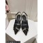 Dolce & Gabbana Heel 6.5cm Rainbow lace slingbacks in lurex lace Black 2024