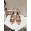 Dolce & Gabbana Heel 10cm Rainbow lace slingbacks in lurex lace Nude 2024