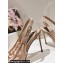 Dolce & Gabbana Heel 10cm Rainbow lace slingbacks in lurex lace Nude 2024