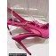 Dolce & Gabbana Heel 10cm Rainbow lace slingbacks in lurex lace Fuchsia 2024