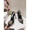 Dolce & Gabbana Heel 10cm Slingbacks Leather Black with rhinestones Bow and DG logo 2024