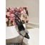 Dolce & Gabbana Heel 10cm Slingbacks Leather Black with rhinestones Bow and DG logo 2024