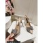 Dolce & Gabbana Heel 10cm Slingbacks Satin Beige with rhinestones Bow and DG logo 2024