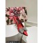 Dolce & Gabbana Heel 10cm Slingbacks Satin Red with rhinestones Bow and DG logo 2024