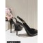 Dolce & Gabbana Heel 4.5cm/6.5cm/10cm slingbacks with DG logo in Calfskin Black 2024