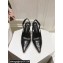 Dolce & Gabbana Heel 4.5cm/6.5cm/10cm slingbacks with DG logo in Croco Pattern Black 2024