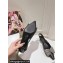 Dolce & Gabbana Heel 4.5cm Slingbacks Croco Pattern Black with rhinestones Bow and DG logo 2024
