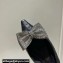 Dolce & Gabbana Heel 4.5cm Slingbacks Croco Pattern Black with rhinestones Bow and DG logo 2024