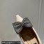 Dolce & Gabbana Heel 4.5cm Slingbacks Satin Beige with rhinestones Bow and DG logo 2024