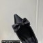 Dolce & Gabbana Heel 4.5cm Slingbacks Satin Black with Bow and DG logo 2024
