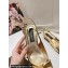 Dolce & Gabbana Heel 4.5cm Slingbacks Leather Gold with Bow and DG logo 2024