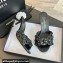 Chanel Pearl Heel 8cm Camellia Mules Black 2024