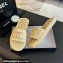 Chanel Braided Raffia CC Logo Mules Beige 2024