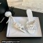 Chanel Pearl Heel 8cm Camellia Mules White 2024