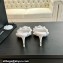 Chanel Pearl Heel 8cm Camellia Mules White 2024