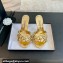 Chanel Pearl Heel 8cm Camellia Mules Gold 2024