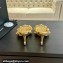 Chanel Pearl Heel 8cm Camellia Mules Gold 2024