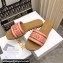 Dior Dioriviera Dway Slides in Natural Raffia and Pink Embroidered Cotton 2024