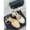 Chanel Heel 11.5cm Platform 3cm Calfskin Sandals G45740 Creamy 2024