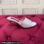 Dolce & Gabbana Heel 6.5cm Satin mules Pink with rhinestones 2024