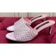 Dolce & Gabbana Heel 6.5cm Satin mules Pink with rhinestones 2024