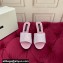 Dolce & Gabbana Heel 6.5cm Satin mules Pink with rhinestones 2024