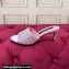 Dolce & Gabbana Heel 6.5cm Satin mules Pink with rhinestones 2024