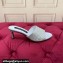 Dolce & Gabbana Heel 6.5cm Satin mules Silver with rhinestones 2024