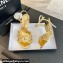 Chanel Pearl Heel 8cm Camellia Sandals Gold 2024