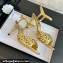 Chanel Pearl Heel 8cm Camellia Sandals Gold 2024