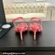 Chanel Pearl Heel 8cm Camellia Sandals Pink 2024