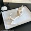 Chanel Pearl Heel 8cm Camellia Sandals White 2024