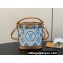 Louis Vuitton Monogram Tiles canvas Nano Noé Bag M83620 LV By The Pool Lagoon Blue 2024