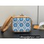 Louis Vuitton Monogram Tiles canvas Nano Noé Bag M83620 LV By The Pool Lagoon Blue 2024