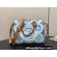 Louis Vuitton Monogram Tiles canvas Speedy Bandoulière 25 Bag M11264 LV By The Pool Lagoon Blue 2024
