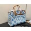 Louis Vuitton Monogram Tiles canvas OnTheGo MM Bag M11262 LV By The Pool Lagoon Blue 2024