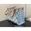 Louis Vuitton Monogram Tiles canvas OnTheGo MM Bag M11262 LV By The Pool Lagoon Blue 2024